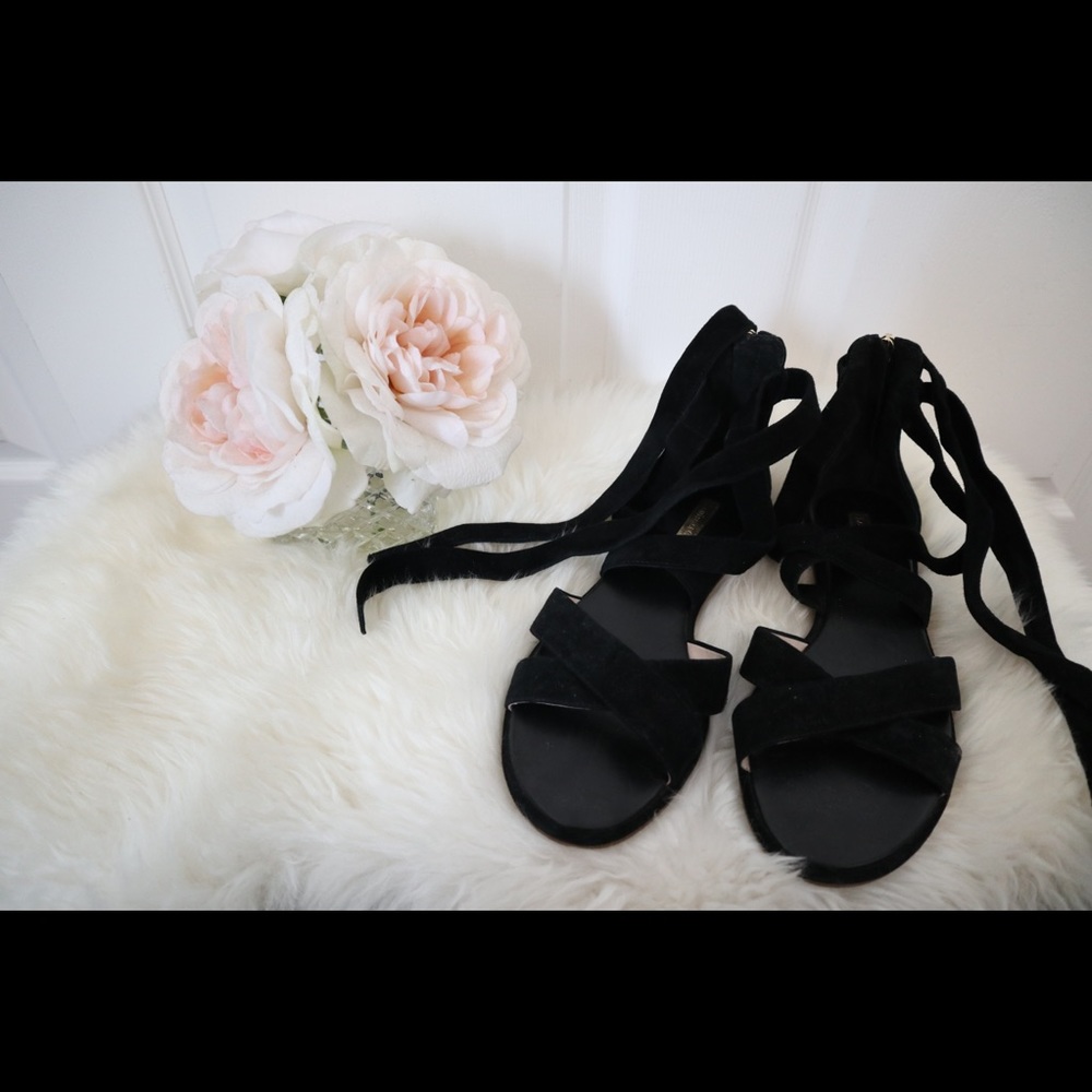 Louise Et Cie Suede Gladiator Sandals EUC